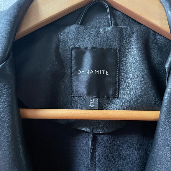 Dynamite Faux Leather Moto Jacket - Picture 9 of 12